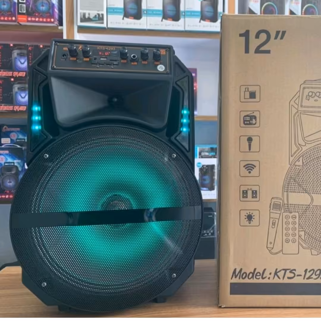 اسپیکر شارژی چمدانی قابل حمل مدلkts-1293