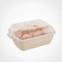 جای نان سه پارچه یاس سایز 2متوسط لیمون