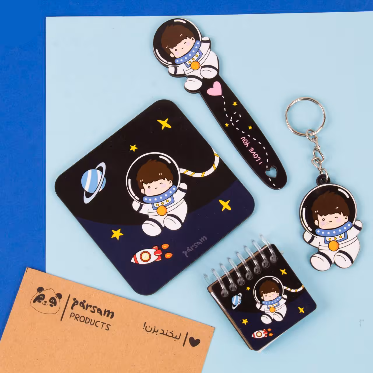 ست چوبی فانتزی طرح فضانورد