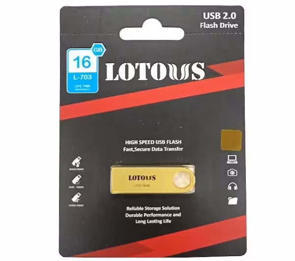 فلش مموری لوتوس مدل L703 ظرفیت 16 گیگابایت