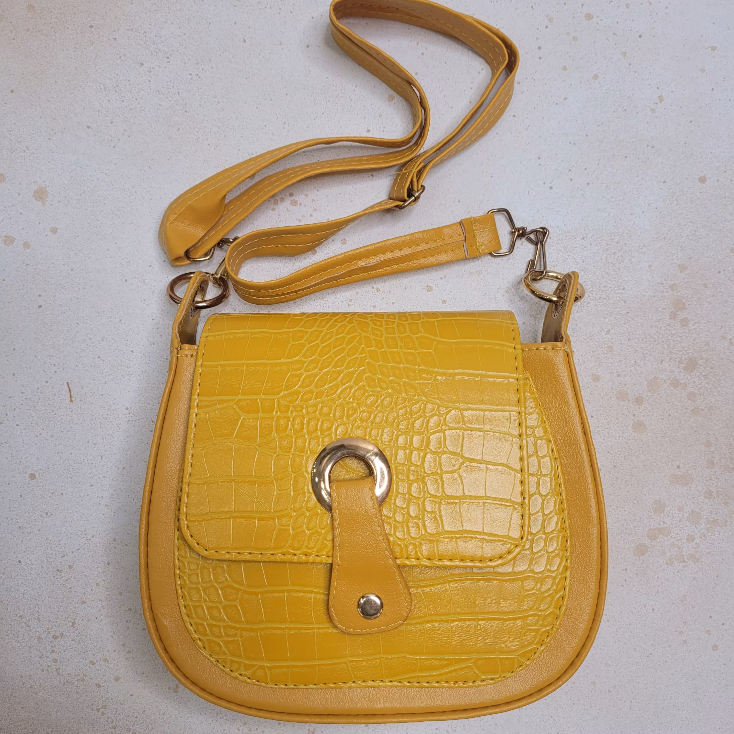 کیف دخترانه  خردلی 