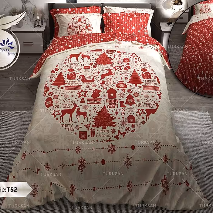 روتختی دونفره دو رو طرحدار  ترکسان طرح T52