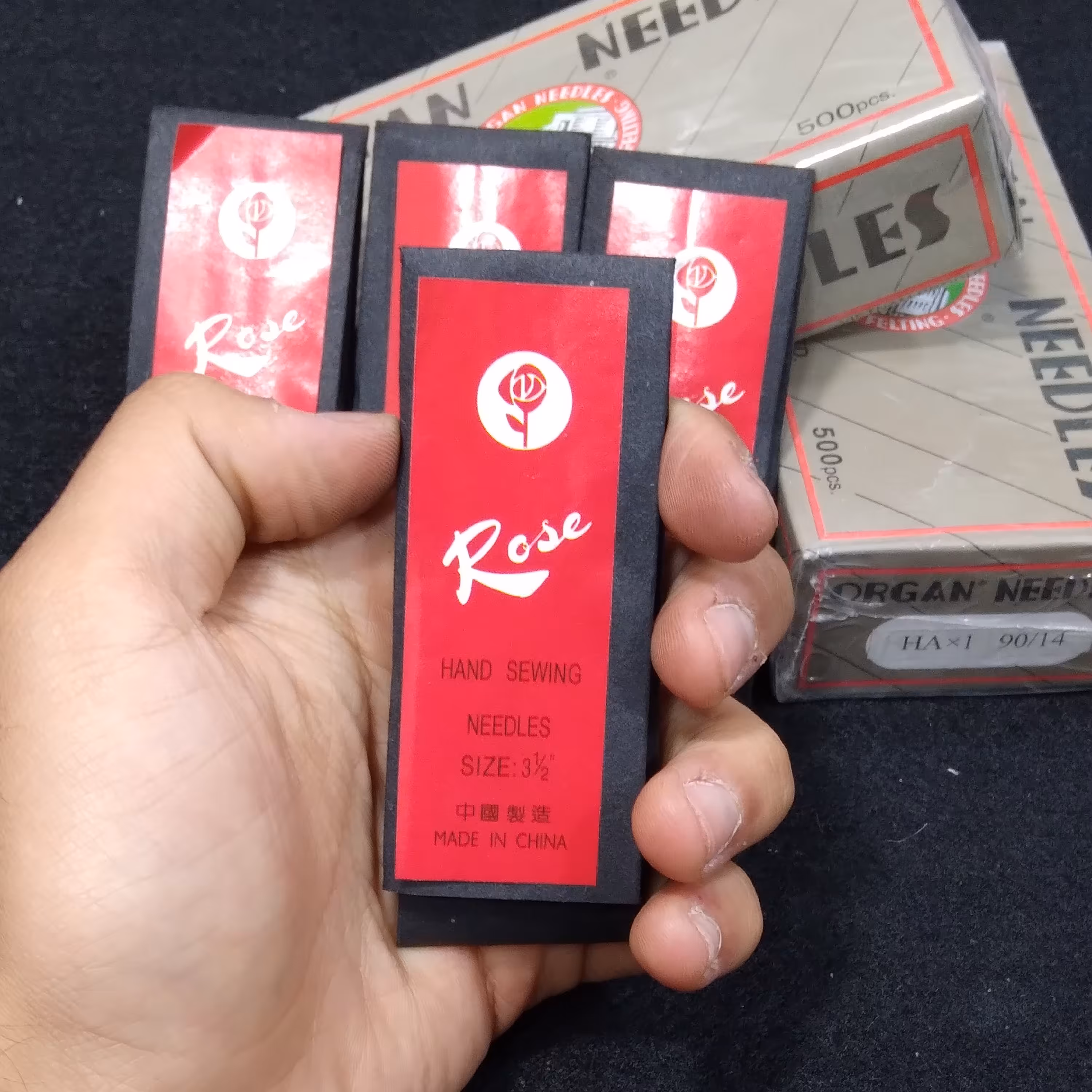 سوزن لحاف دوزی رز قرمز  (خرازی و خیاطی )