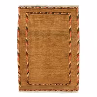 گبه دستباف دو و نیم متری بیرجند شرکت سهامی فرش ایران  طرح کف ساده کد 416551