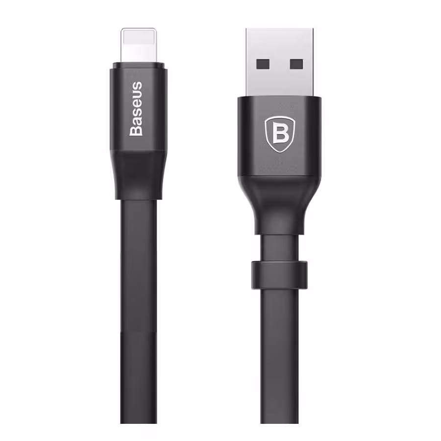 قیمت و خرید کابل تبدیل 0.23 متری USB به لایتنینگ بیسوس مدل Nimble CALMBJ-B01 | یاس ارتباط