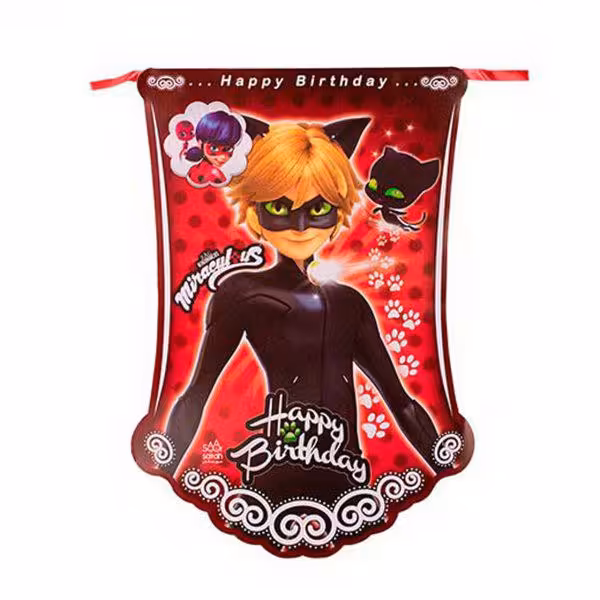 ریسه تم تولد پسر گربه ای