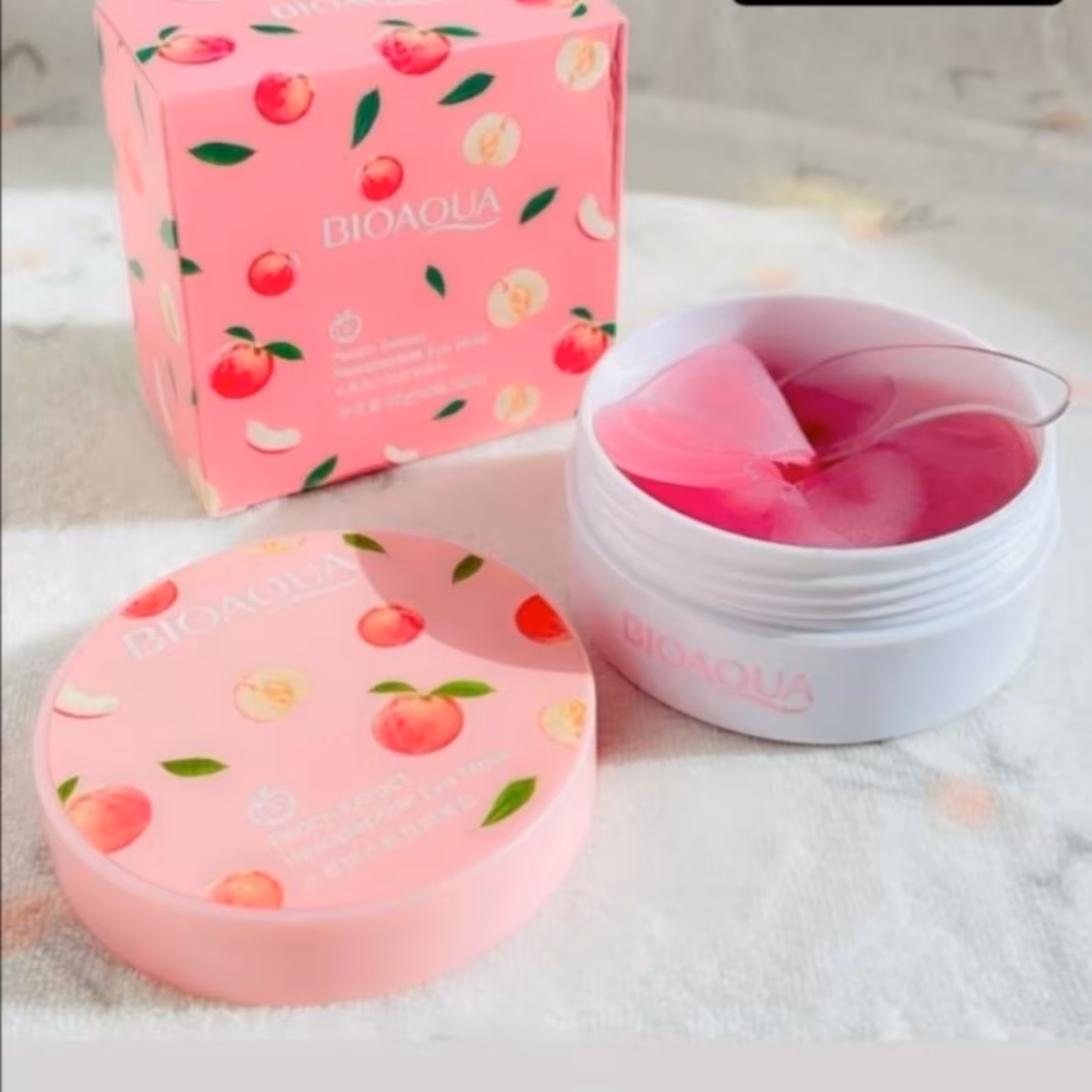 پچ زیر چشم هلو بیوآکووا 60 عددی از بین بردن تیرگی و چین و چروک دور چشم محصولات پوستی سانیا