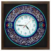 تابلو برجسته ساعت لوح هنر طرح و ان یکاد کد 166