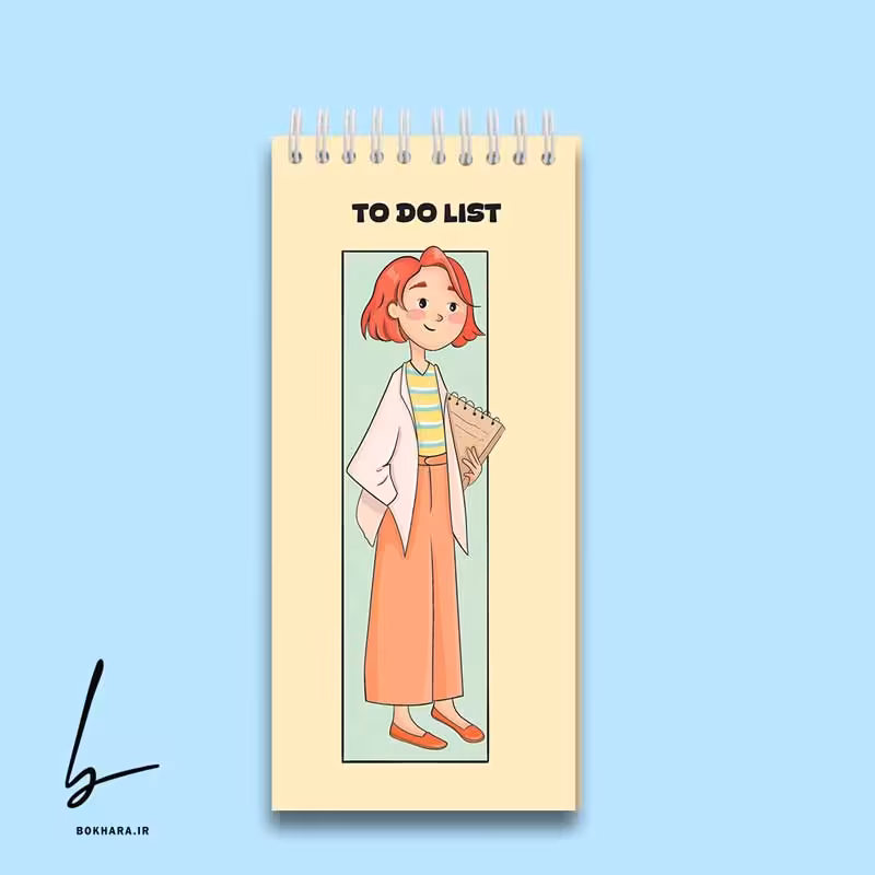 دفترچه تودولیست back to school طرح گلداک