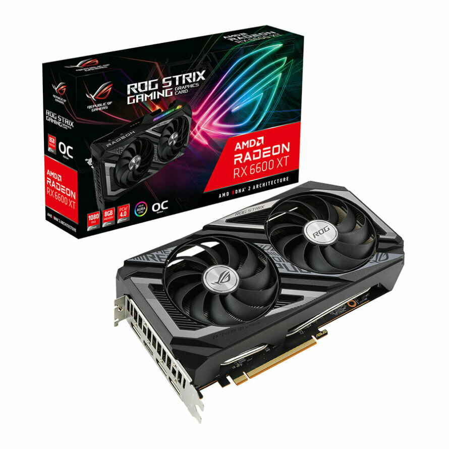 کارت گرافیک ایسوس ROG STRIX RX6600XT O8G GAMING