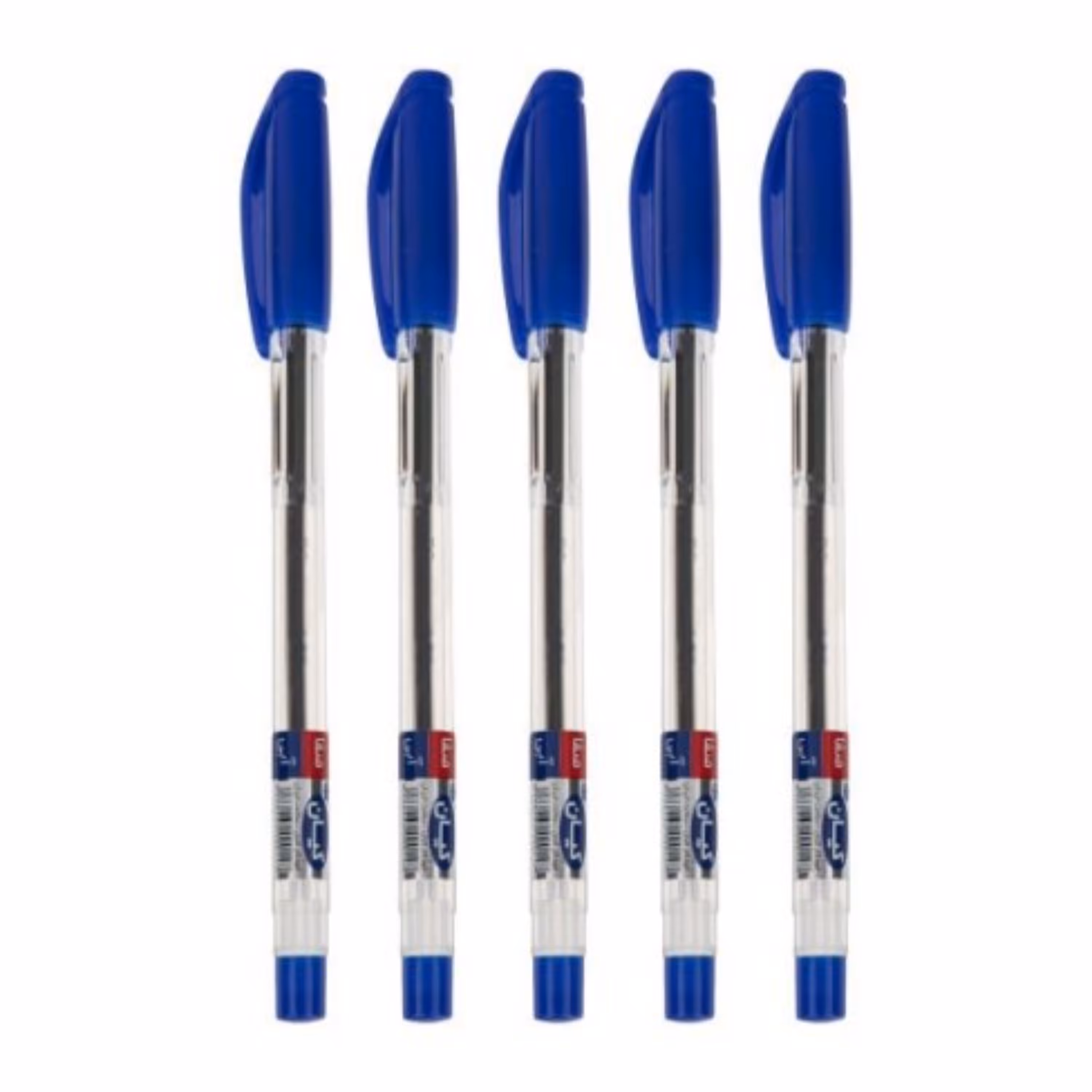 خودکار کیان نوک 07 میل بسته 5 عددی رنگ ابی