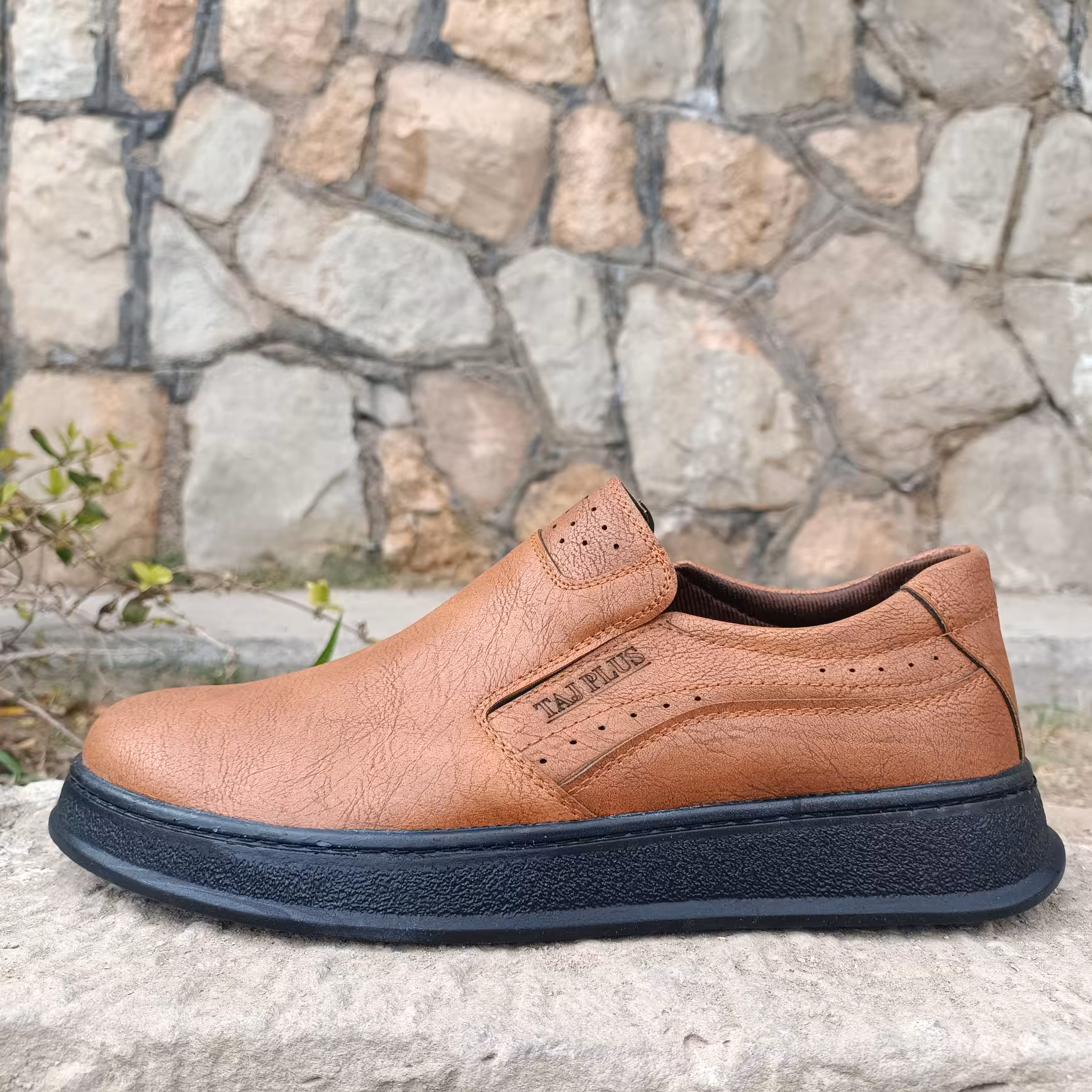 کفش مردانه مدل کلاسیک زیره pu رنگ عسلی