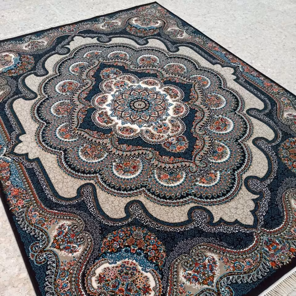 فرش ماشینی کاشان500شانه طرح700شانه باغ ملک12متری ورژن (باارسال رایگان)