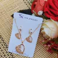 نیم ست برندوای اس ایکس رنگ ثابت طرح طلاعیار18کیفیت عالی کد1