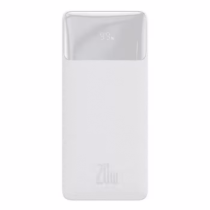 پاوربانک 30000 بیسوس Baseus Bipow Digital Display PPBD30K PPDML-N02 توان 20 وات (سفید)
