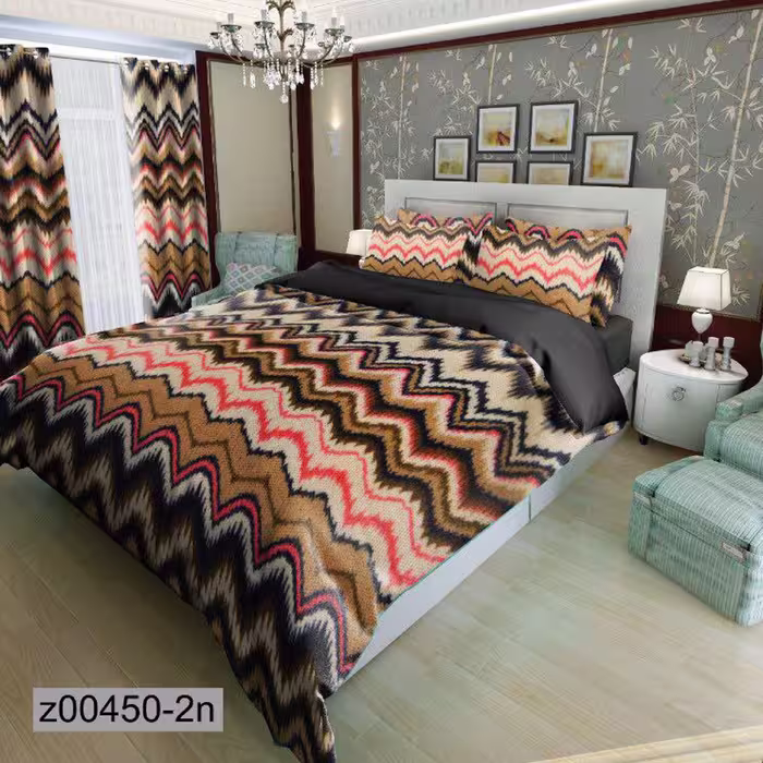 سرویس روتختی 2 نفره تنسل چاپی برندترک لند(Turk Land) z 450