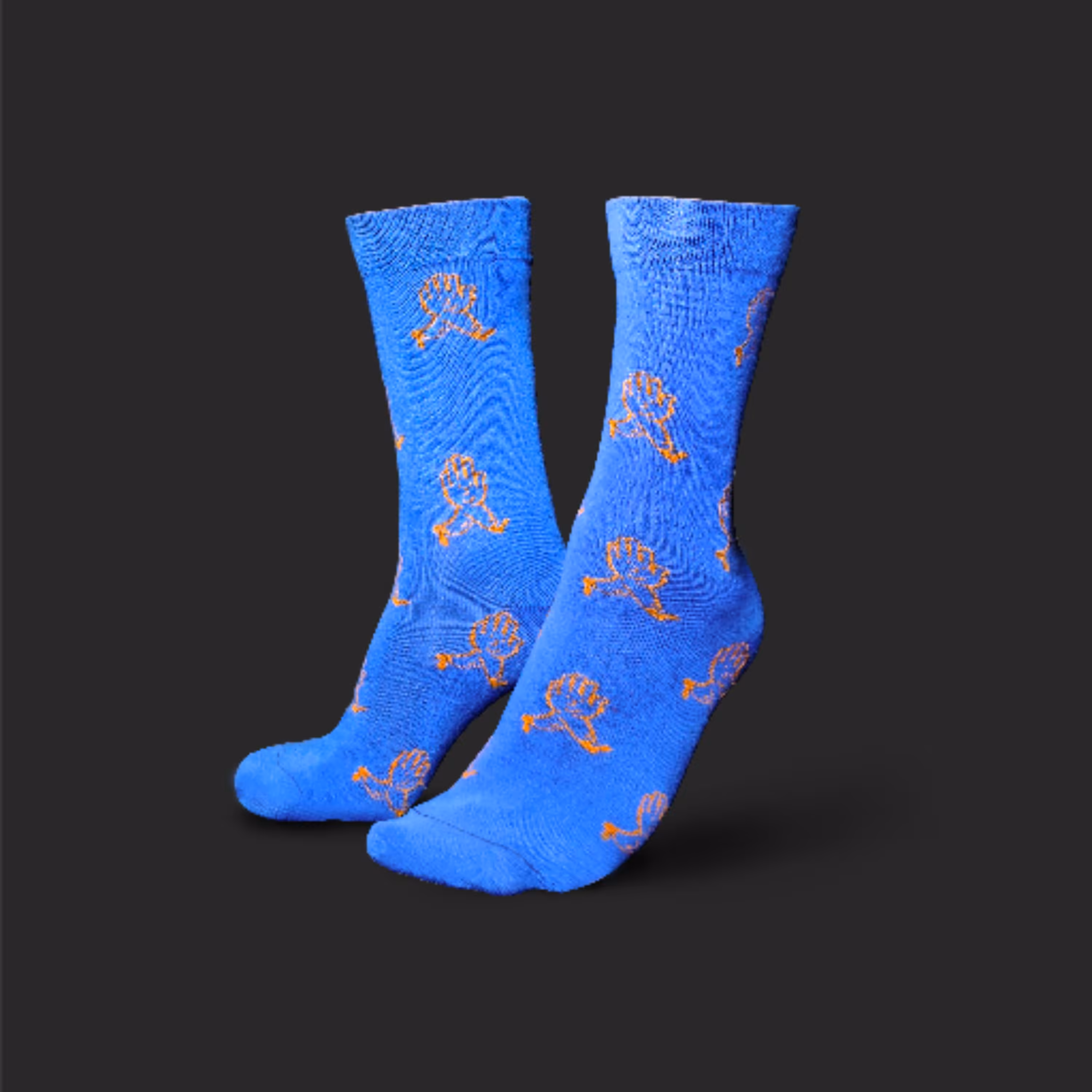 جوراب ساق بلند آبی باسلام