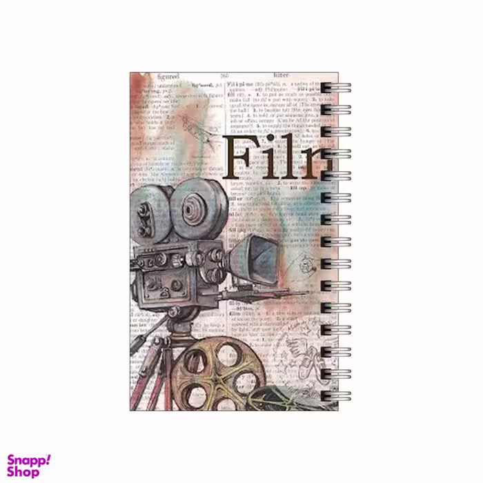 دفترچه یادداشت 60 برگ مدل To Do List طرح دوربین فیلم برداری و فیلم کد 7313294