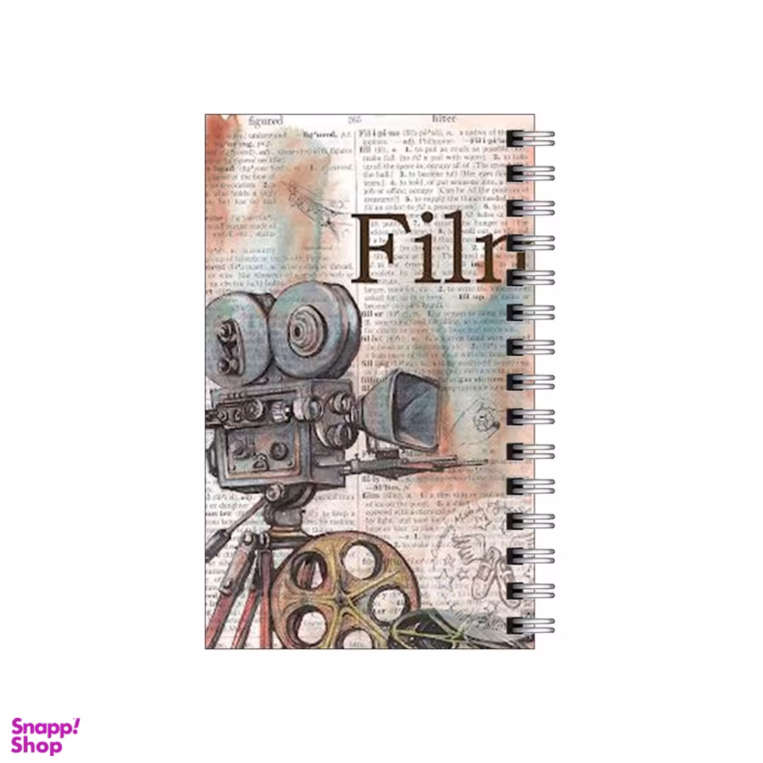 دفترچه یادداشت 60 برگ مدل To Do List طرح دوربین فیلم برداری و فیلم کد 7313294