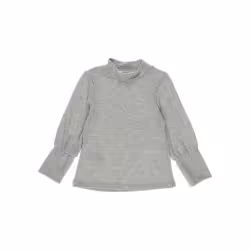 دورس یقه اسکی دخترانه مدل New Star طرحدار طوسی