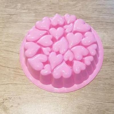 قالب ژله طرح قلب گرد