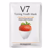 ماسک ورقه ای توت فرنگی بیوآکوا V7 هفت ویتامین - BIOAQUA