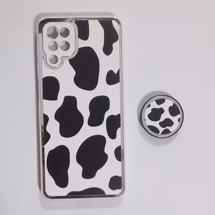 قاب A12  سامسونگ پاپ سوکت دار  آینه ای a12