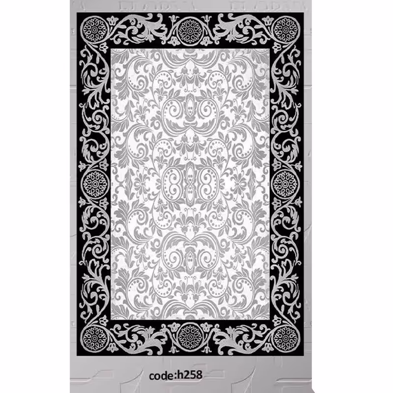 قالیچه درجه1، 120x110، باترمزفرش، طرح نفس، کد258 h (سایر سایز دایرکت)