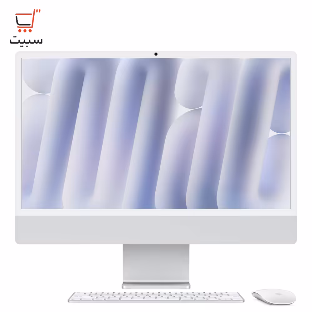 آل این وان 24 اینچی اپل مدل iMac Z1E2000D1 2024 Silver