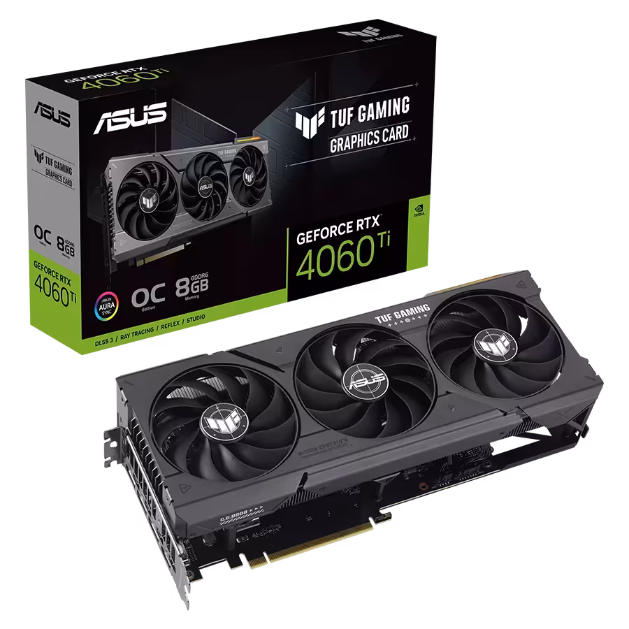 کارت گرافیک ایسوس TUF Gaming RTX 4060 Ti 8GB | فروشگاه گیمینگ تکاف