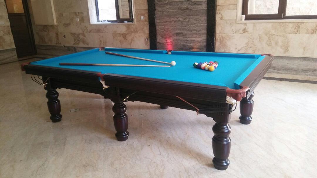 میز بیلیارد پایه رایلی مدل dark brown