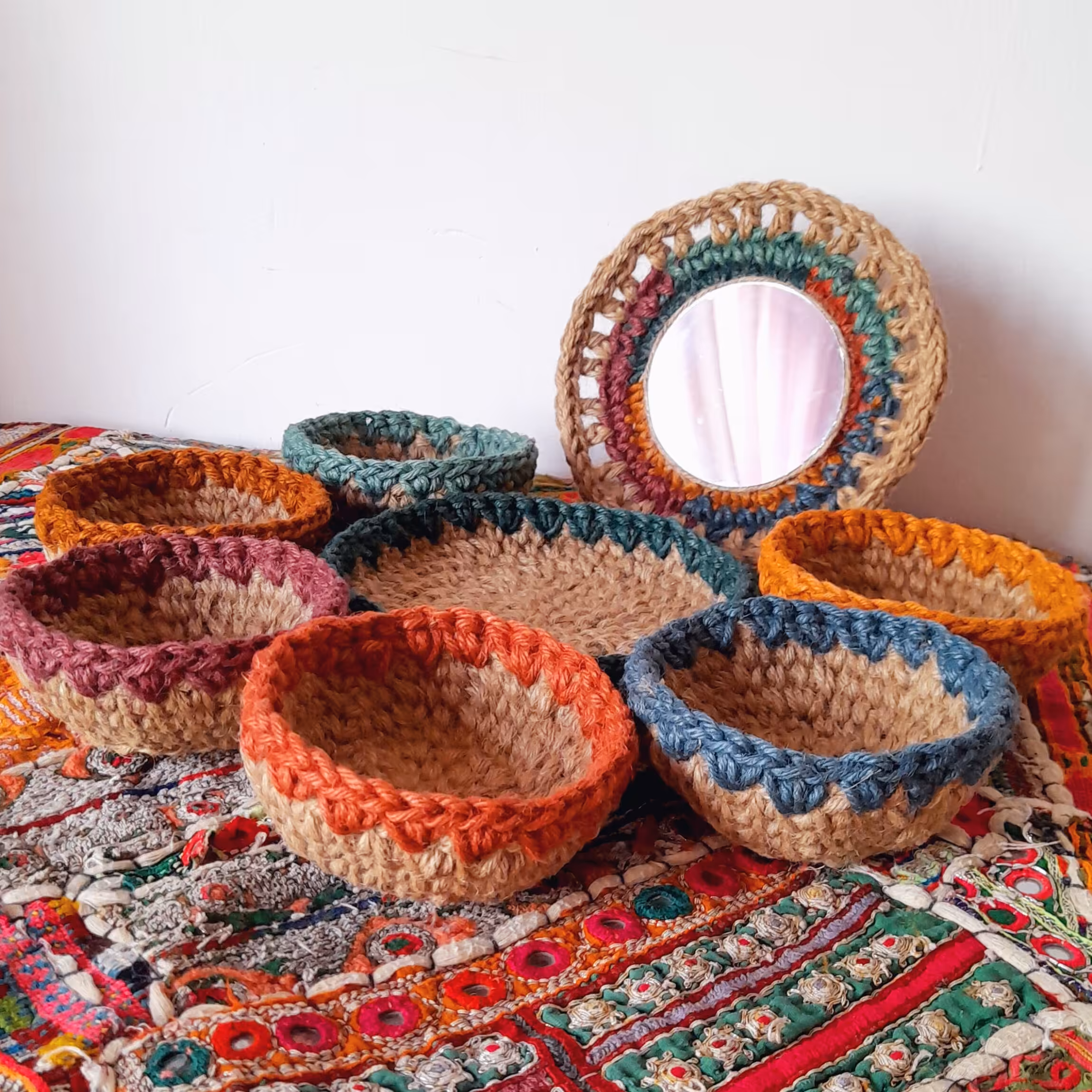 هفت سین کنفی دستباف 