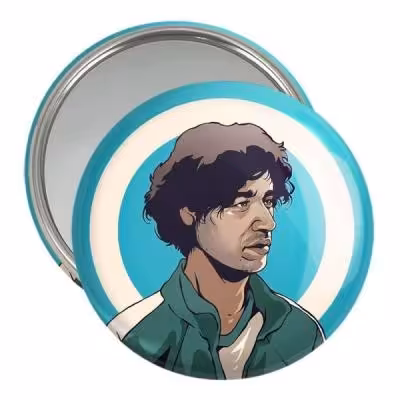 آینه جیبی خندالو مدل عبدل علی بازی مرکب Squid Game کد 10797