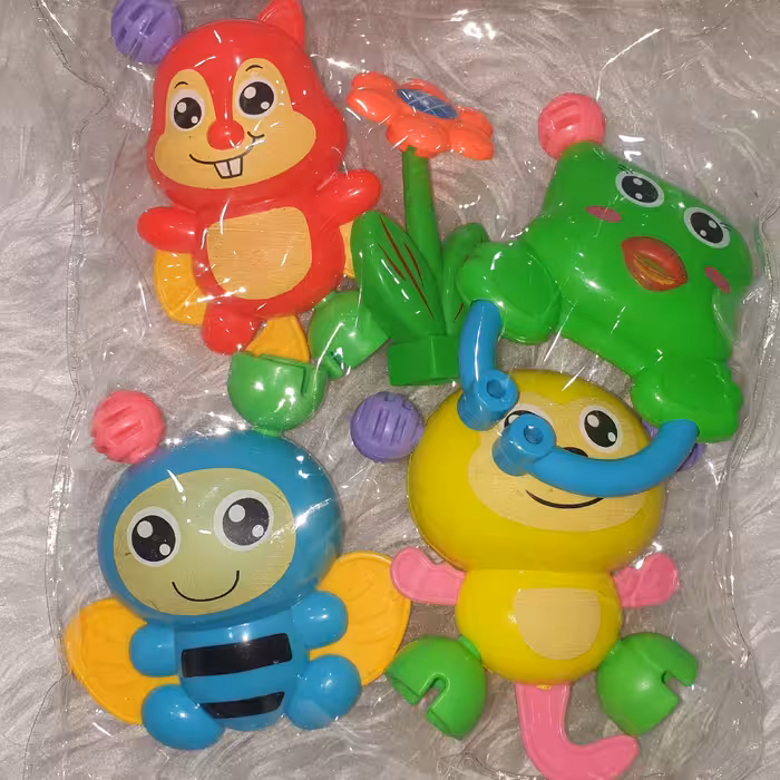 جغجغه  نوزاد بسته ی پنج عددی  بیبی تویز 