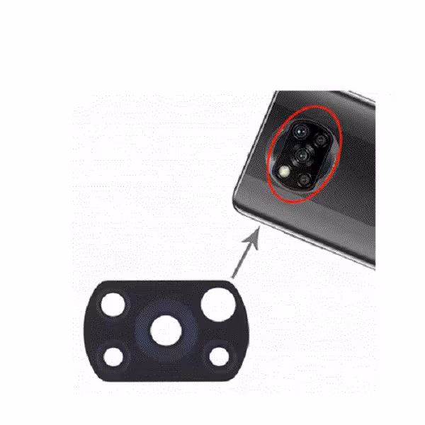 شیشه دوربین شیائومیXiaomi Poco X3 NFC - دنافون