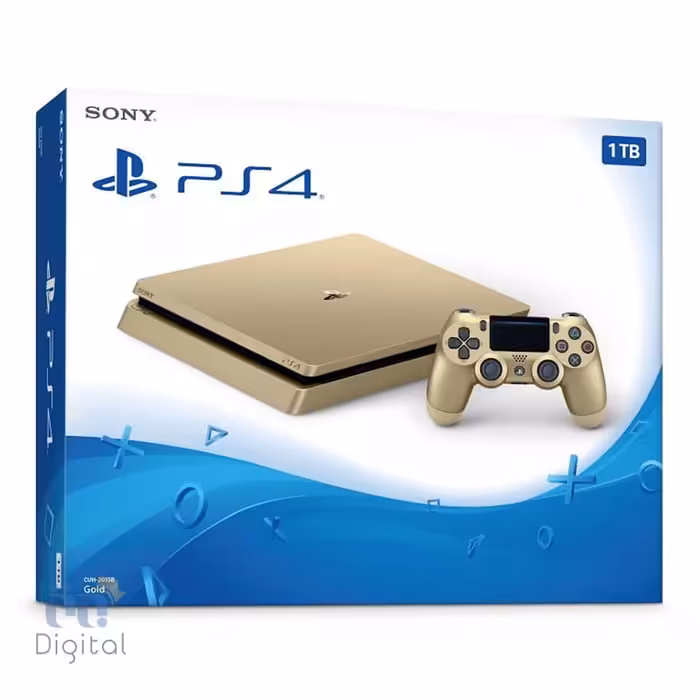 کنسول سونی مدل PlayStation 4 Slim ظرفیت 1 ترابایت Gold ریجن 2