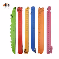 خط کش چوبی فانتزی ایمان 20 سانت