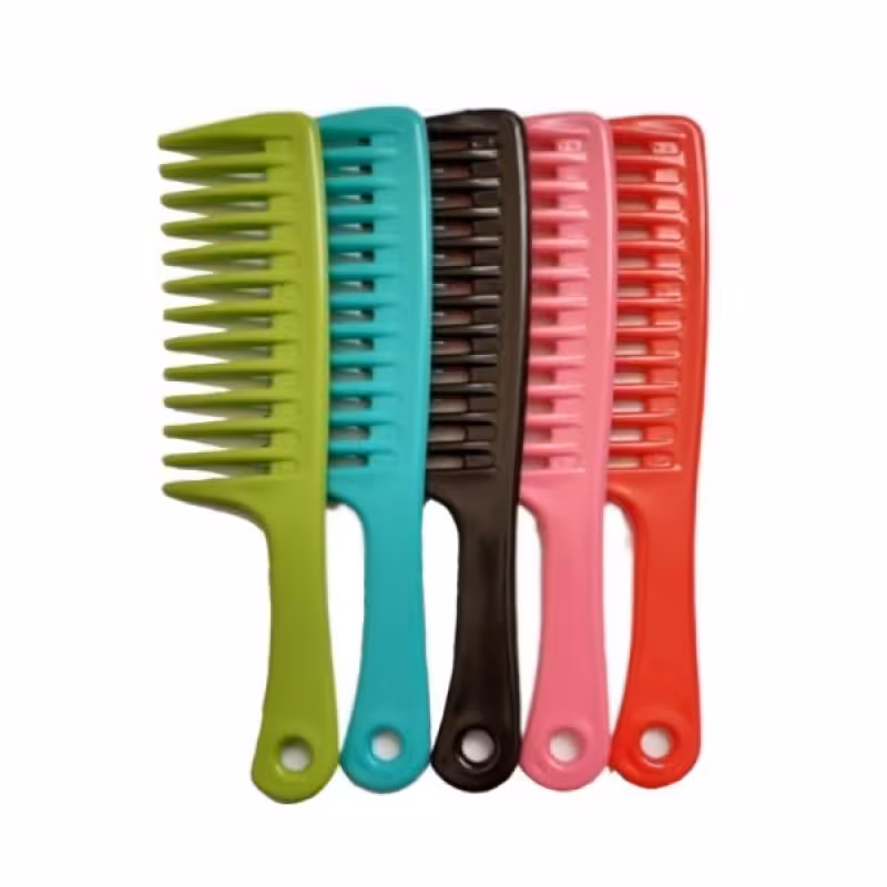 شانه دندانه درشت پلاستیکی