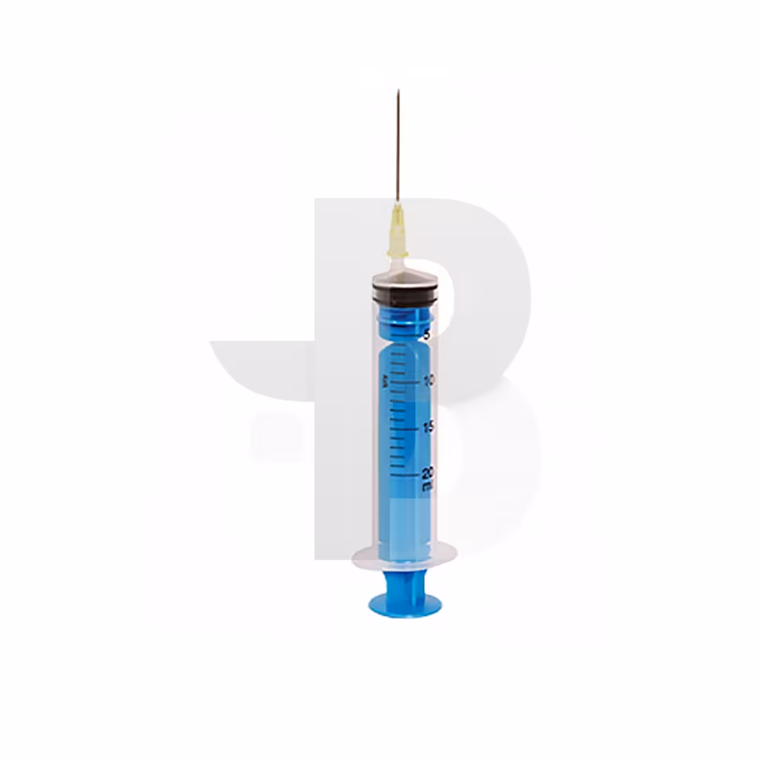 سرنگ 20 میلی لیتر پیستون دار لوئراسلیپ آوا
