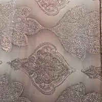 پارچه ساتن نگین کاری شده باطرحهای زیبا پارچه حیات