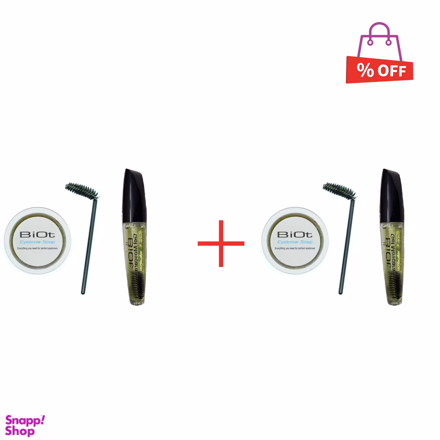شامل ژل ابرو بیوت (Biot) حجم 10 میلی لیتر + صابون ابرو بیوت (Biot) وزن 30 گرم مجموعه 2 عددی