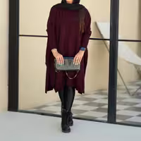 مانتو پانچ بافت شراره 