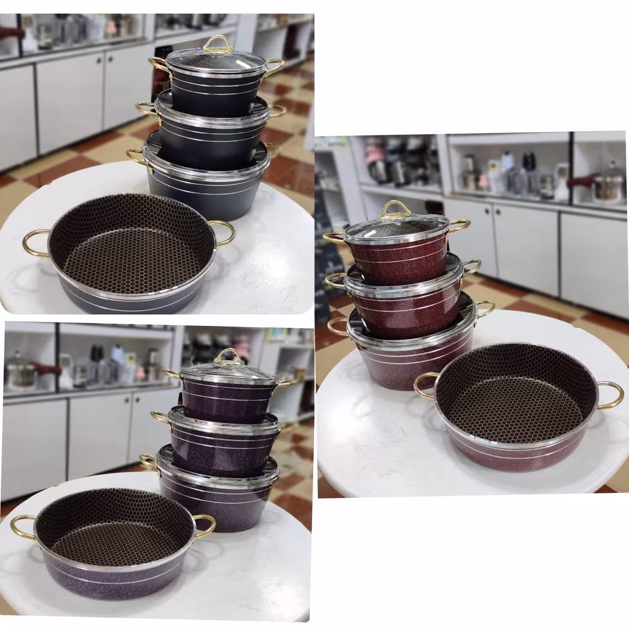 سرویس قابلمه طرح چدن