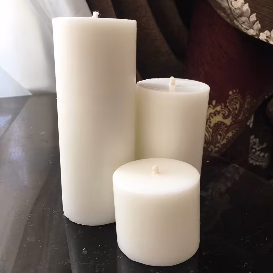 شمع استوانه قطر 6 در 3 سایز 