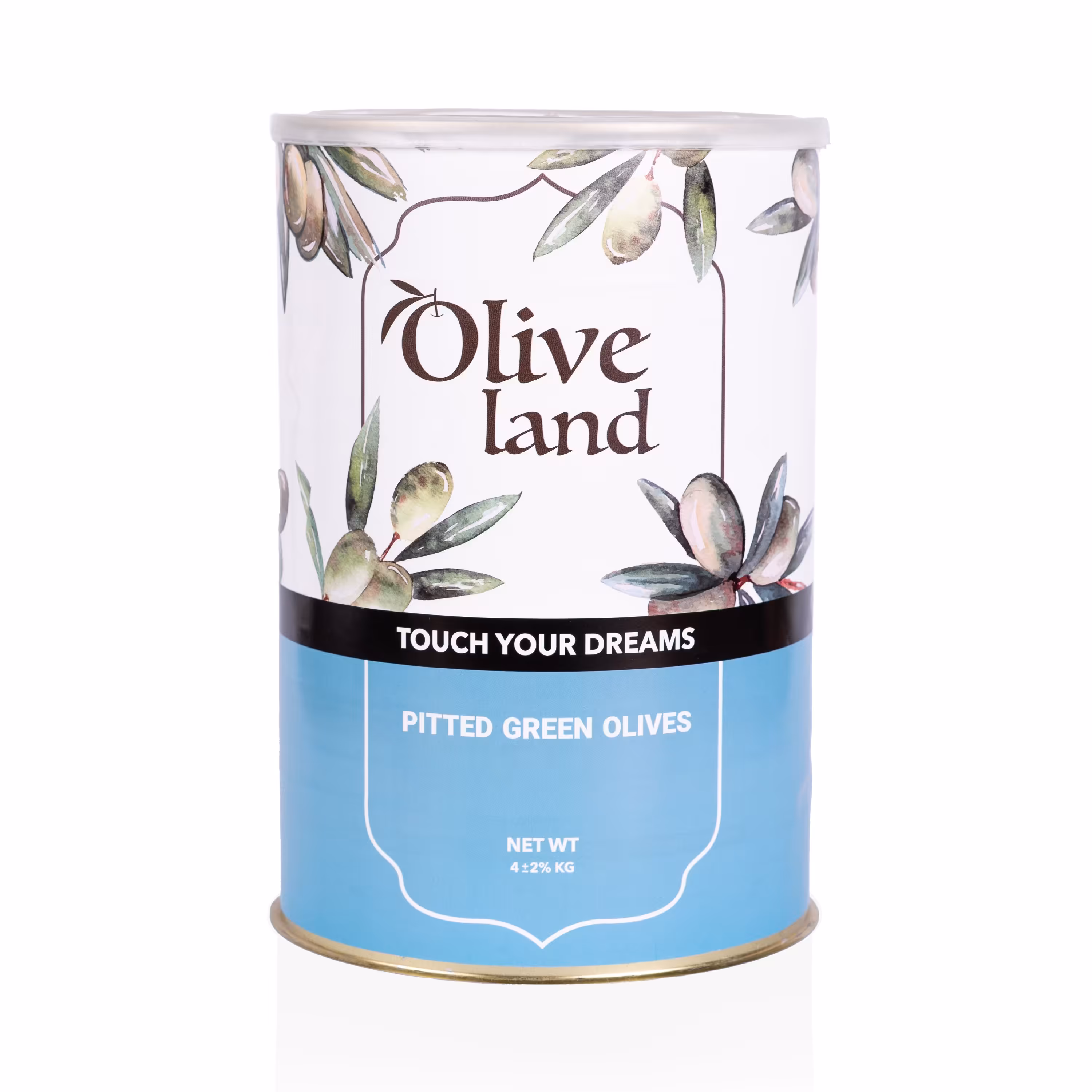 کنسرو زیتون سبز بدون هسته  (قوطی )