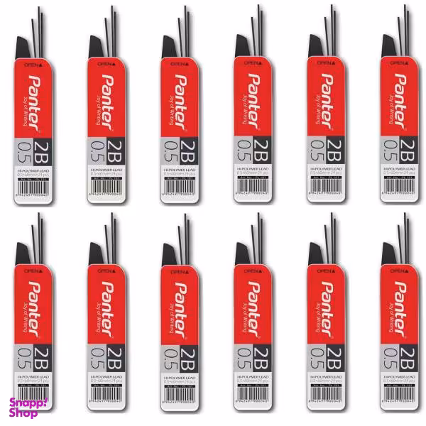 نوک مداد نوکی 0.7 میلی متری پنتر مدل پلیمری بسته 12 عددی