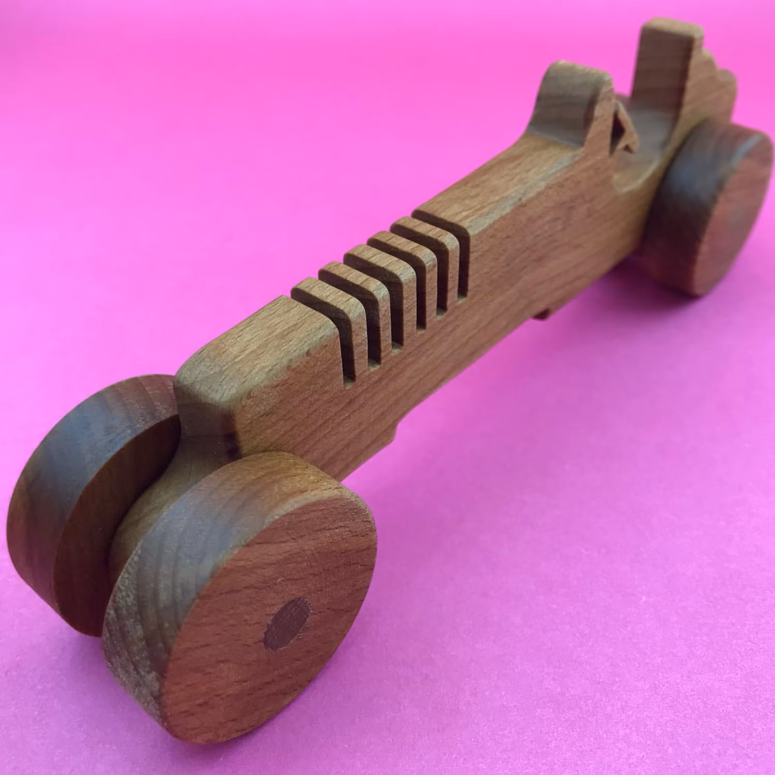 ماشین اسباب بازی چوبی-ارگانیک مدل مسابقه ای 1