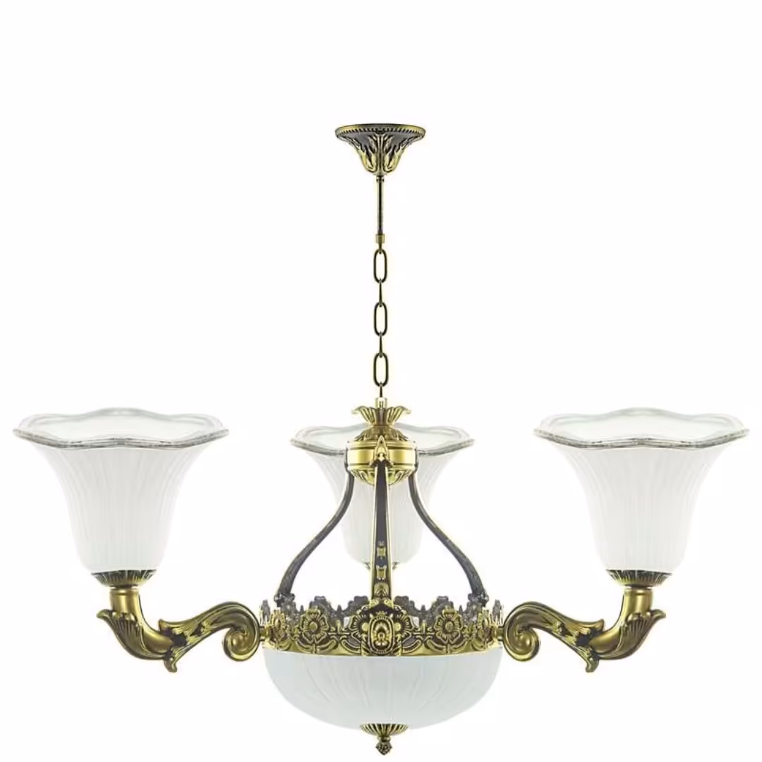 لوستر  سه شاخه کلاسیک وارداتی