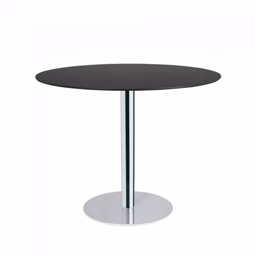 میز گرد پایه گرد چدنی استیل نظری