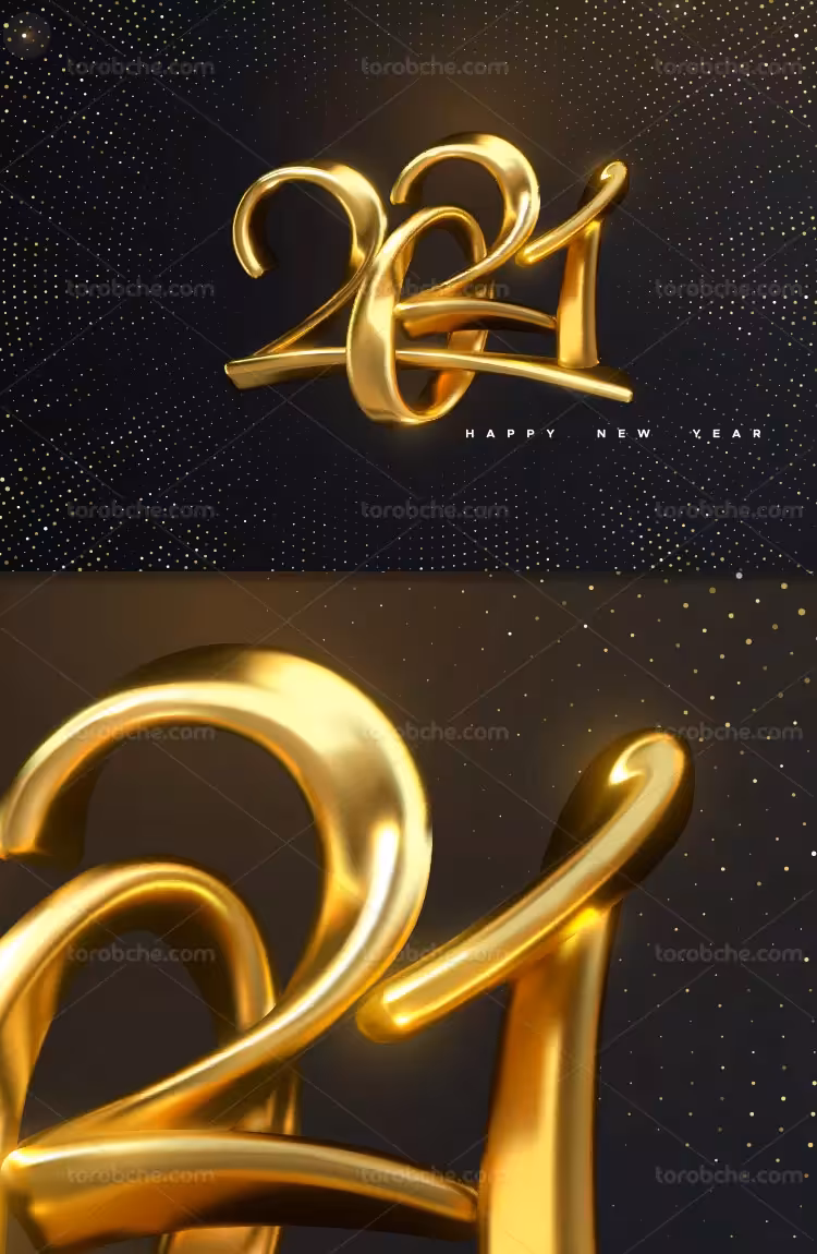 وکتور لوگو 2021 طلایی | گرافیک با طعم تربچه